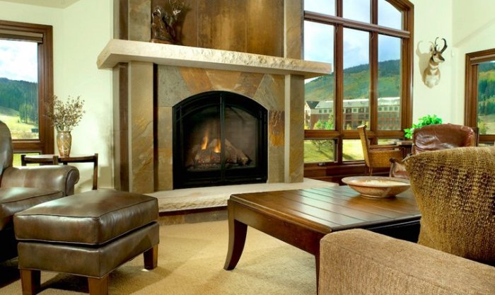 Summit County -  Interior Fireplace